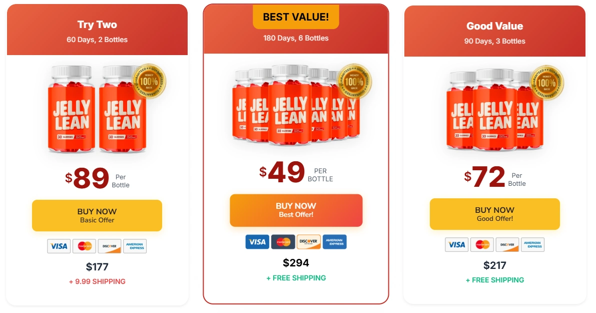 Jelly Lean order page